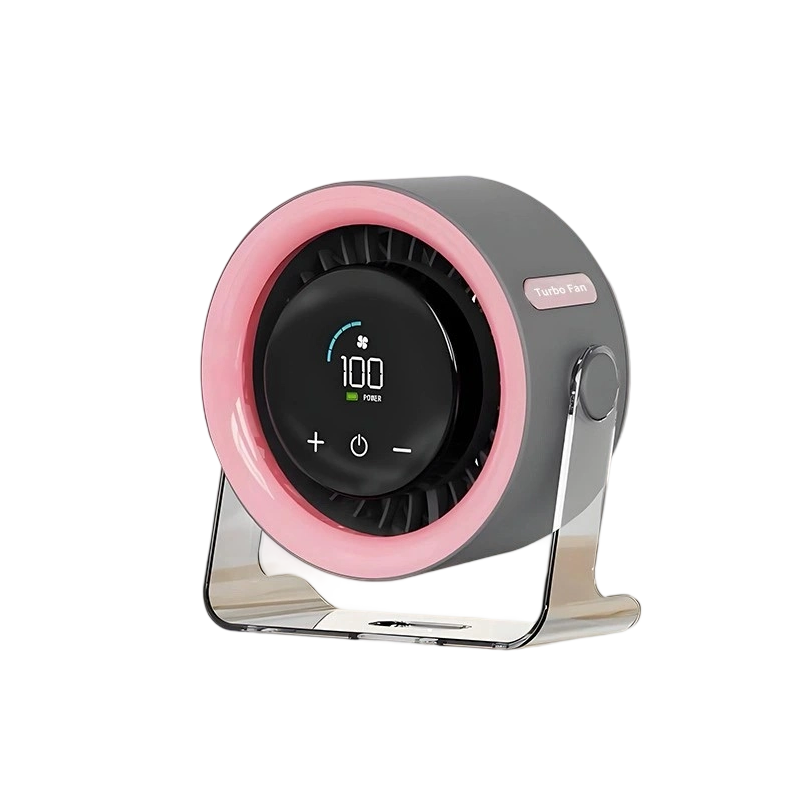 ❄️Zomerfresh 50% Korting!🌬️ 100-Standen Mini Bureauventilator met Digitaal Display – Oplaadbaar, Compact & Krachtig voor Thuis en Kantoor