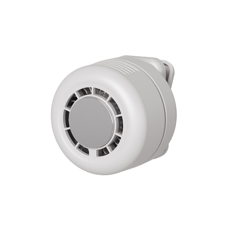 Clip-On Bladeless Mini Fan – Hands-Free Cooling, 360° Adjustable & 3-Speed USB Rechargeable