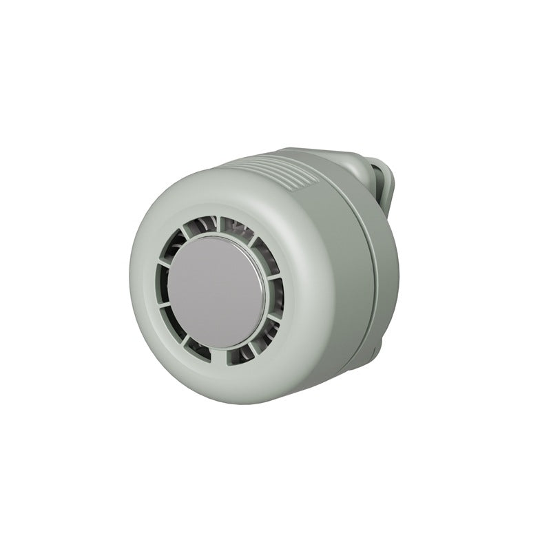 Clip-On Bladeless Mini Fan – Hands-Free Cooling, 360° Adjustable & 3-Speed USB Rechargeable