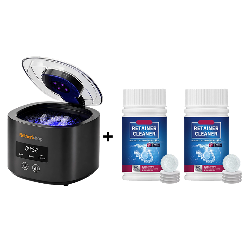 ❄️Zomerfresh 50% Korting!🦷Denture Dome Ultrasone UV-C Reiniger – Voor een Frisser, Schoner Kunstgebit in Slechts 5 Minuten