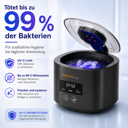 ❄️Zomerfresh 50% Korting!🦷Denture Dome Ultrasone UV-C Reiniger – Voor een Frisser, Schoner Kunstgebit in Slechts 5 Minuten