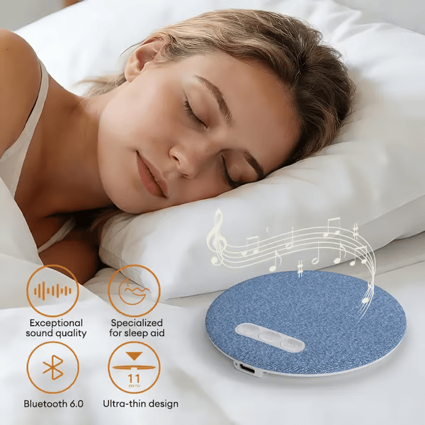 🔥49% OFF🔥 - S1 Ultra-Thin Bluetooth Pillow Speaker with Bluetooth 6.0 - Bone Conduction Technology