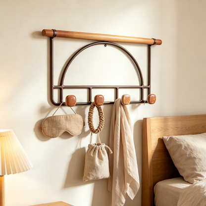 Bohemian Vintage Arch Wall Hook Rack
