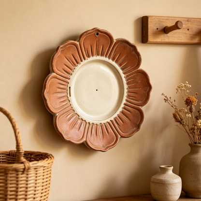 Bohemian Vintage Petal Ceramic Wall Tray