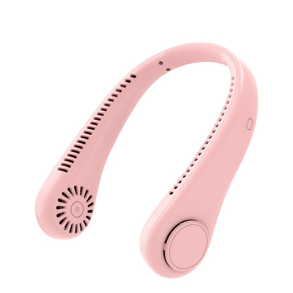 ❄️ Wearable Neck Fan – Bladeless Hands-Free Cooling Fan with USB Rechargeable & Quiet Airflow
