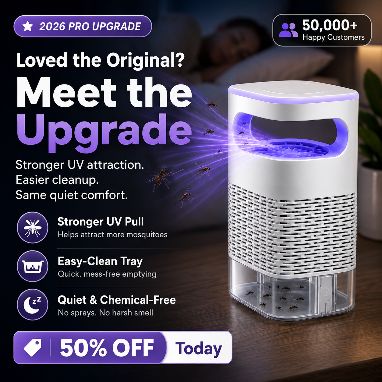 💎Nectavira® 🦟 Upgraded PRO UV Mosquito Trap Lamp
