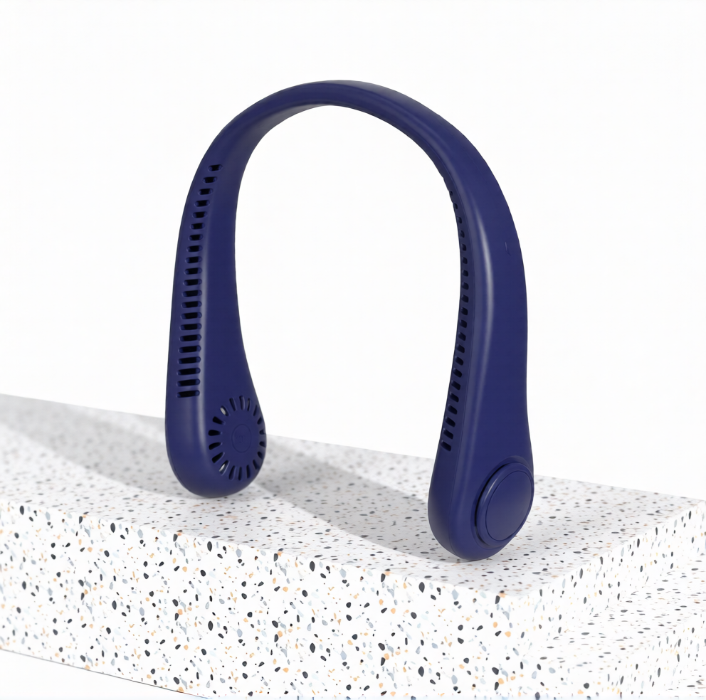 ❄️ Wearable Neck Fan – Bladeless Hands-Free Cooling Fan with USB Rechargeable & Quiet Airflow