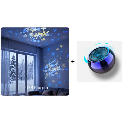 Dynamic rotating LED light projector
