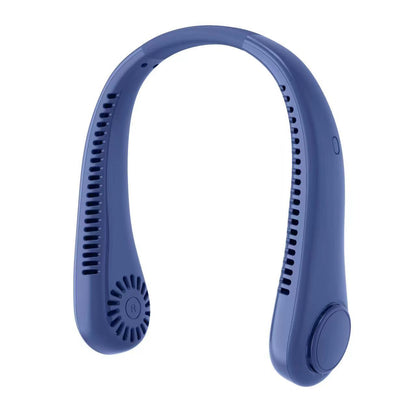 ❄️ Wearable Neck Fan – Bladeless Hands-Free Cooling Fan with USB Rechargeable & Quiet Airflow