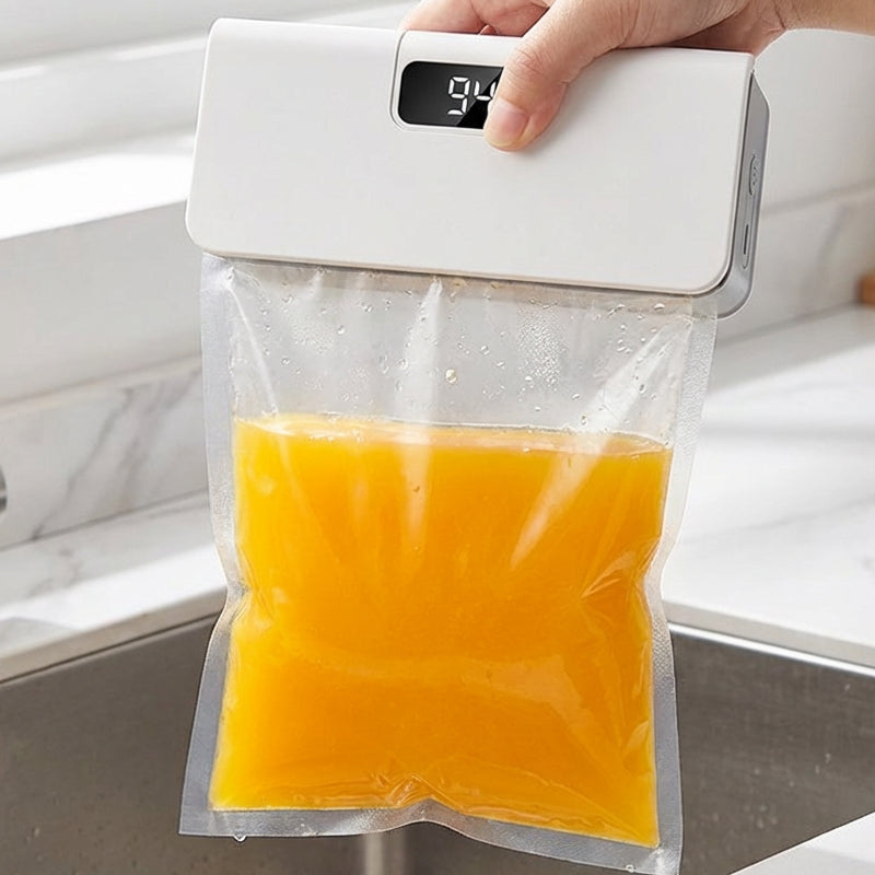 ✂️ 2-in-1 Mini Bag Sealer & Cutter for Food Storage and Freshness
