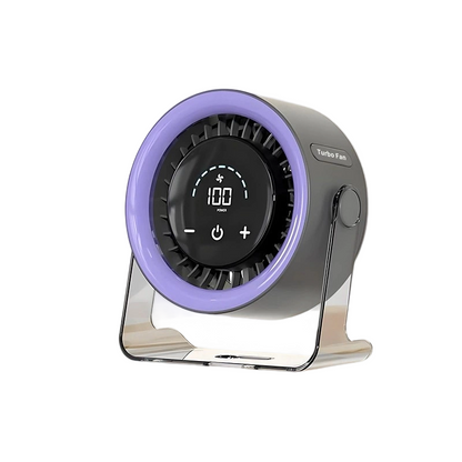 ❄️Zomerfresh 50% Korting!🌬️ 100-Standen Mini Bureauventilator met Digitaal Display – Oplaadbaar, Compact & Krachtig voor Thuis en Kantoor