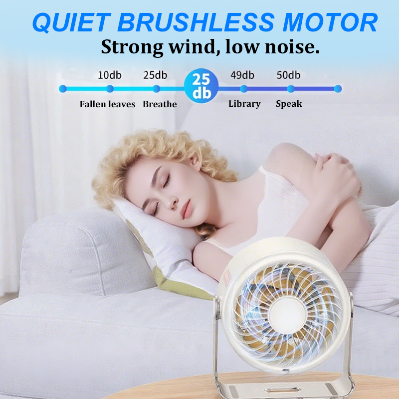 ❄️Zomerfresh 50% Korting!🌬️ 100-Standen Mini Bureauventilator met Digitaal Display – Oplaadbaar, Compact & Krachtig voor Thuis en Kantoor