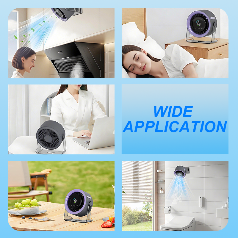 ❄️Zomerfresh 50% Korting!🌬️ 100-Standen Mini Bureauventilator met Digitaal Display – Oplaadbaar, Compact & Krachtig voor Thuis en Kantoor