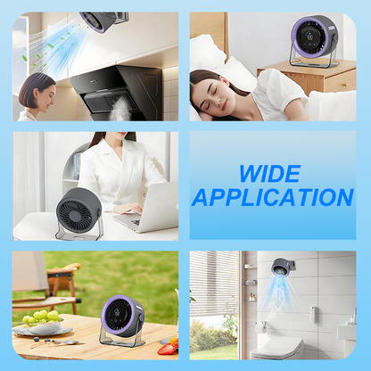 ❄️Zomerfresh 50% Korting!🌬️ 100-Standen Mini Bureauventilator met Digitaal Display – Oplaadbaar, Compact & Krachtig voor Thuis en Kantoor
