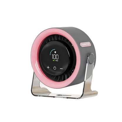 ❄️Zomerfresh 50% Korting!🌬️ 100-Standen Mini Bureauventilator met Digitaal Display – Oplaadbaar, Compact & Krachtig voor Thuis en Kantoor