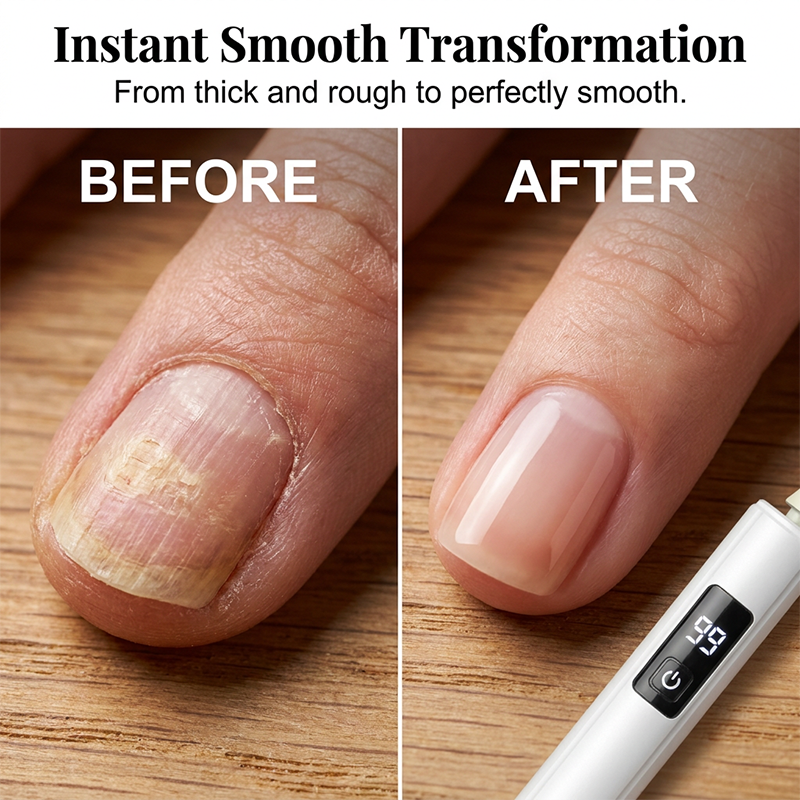 🥳2026 HOT SALE🥳💞50K+ SOLD!💅✨ 50% OFF! Nectavira® Professional Electric Nail Polisher – Smooths thick nails, 99-speed display. Multiple heads for shaping & buffing. Salon at home! 🌟💎