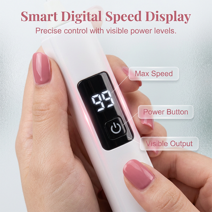 🥳2026 HOT SALE🥳💞50K+ SOLD!💅✨ 50% OFF! Nectavira® Professional Electric Nail Polisher – Smooths thick nails, 99-speed display. Multiple heads for shaping & buffing. Salon at home! 🌟💎