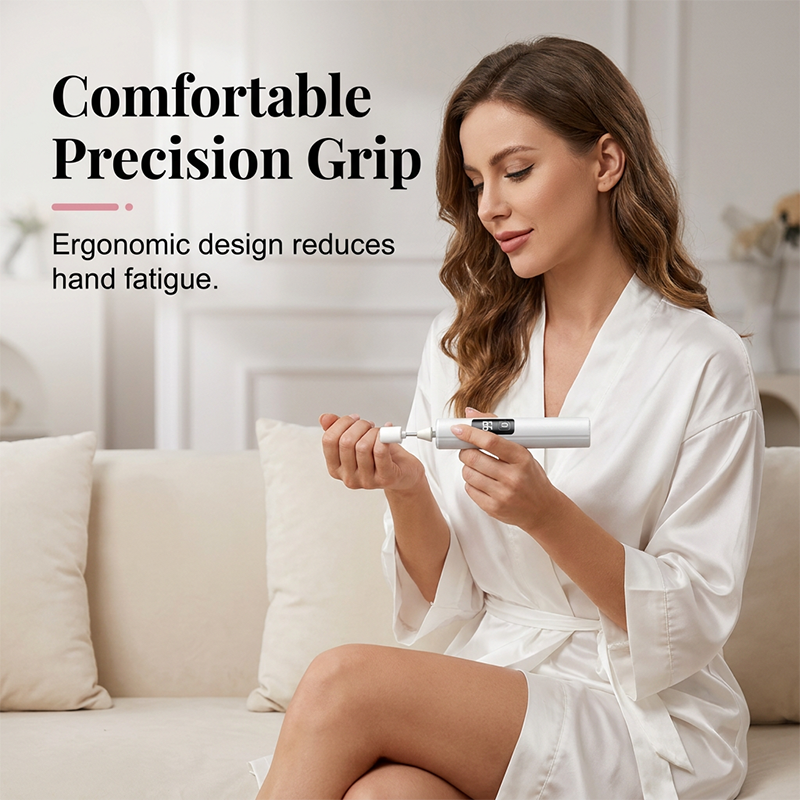 🥳2026 HOT SALE🥳💞50K+ SOLD!💅✨ 50% OFF! Nectavira® Professional Electric Nail Polisher – Smooths thick nails, 99-speed display. Multiple heads for shaping & buffing. Salon at home! 🌟💎